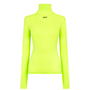 Fluo Yellw 6510 - OFF WHITE - Stamp Second Skin Turtleneck