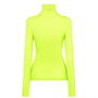 Fluo Yellw 6510 - OFF WHITE - Stamp Second Skin Turtleneck