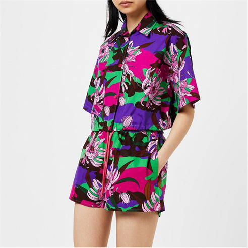 Moncler - Floral Cropped Shirt