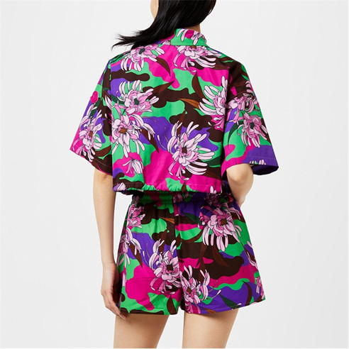 Moncler - Floral Cropped Shirt