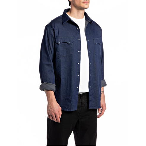 REPLAY - Sartoriale Denim Shirt