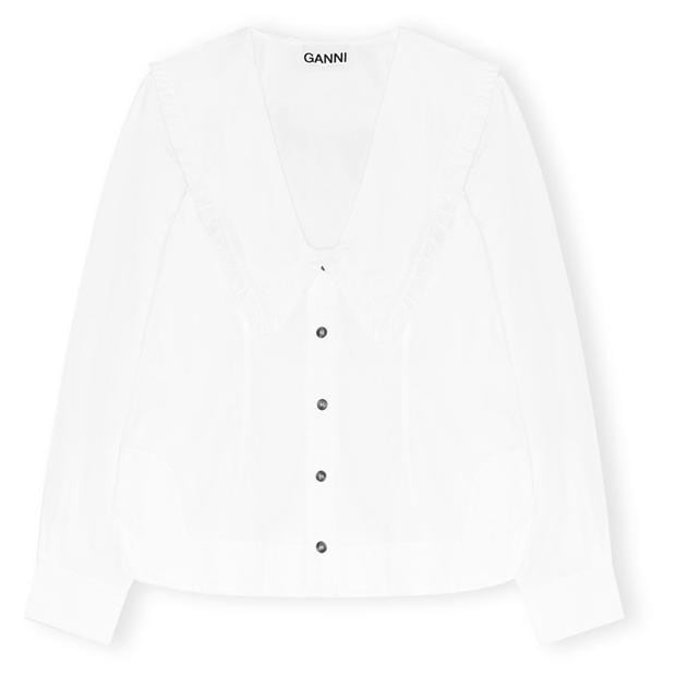 GANNI - Relaxed Collar Shirt
