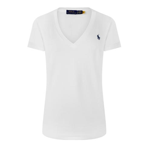 Polo Ralph Lauren - Cotton Short Sleeve V Neck T Shirt