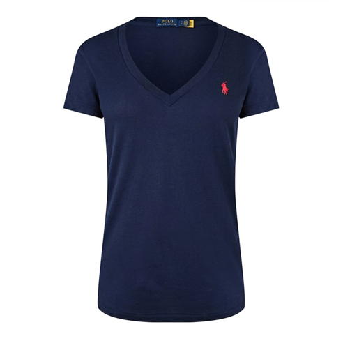 Polo Ralph Lauren - Cotton Short Sleeve V Neck T Shirt