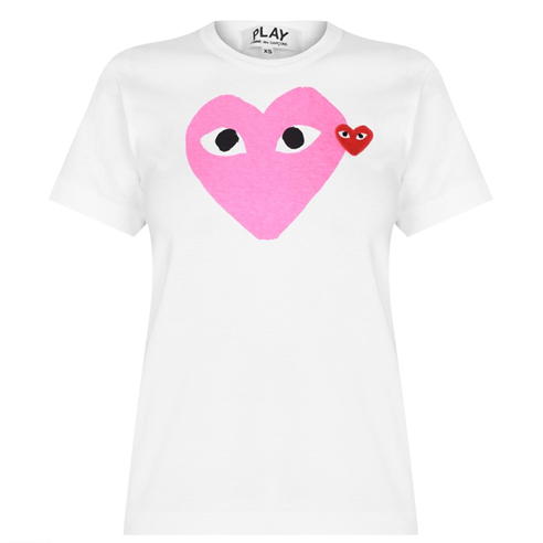 COMME DES GARCONS PLAY - Heart Logo T Shirt