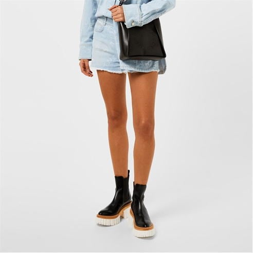 STELLA MCCARTNEY - Logo Denim Shorts