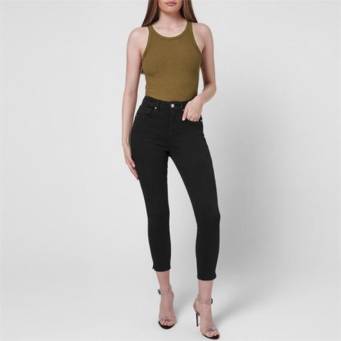 GOOD AMERICAN - Good Waist Crop Skinny Jeans