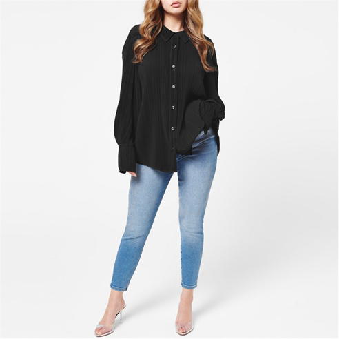 GOOD AMERICAN - Good Waist Crop Skinny Jeans