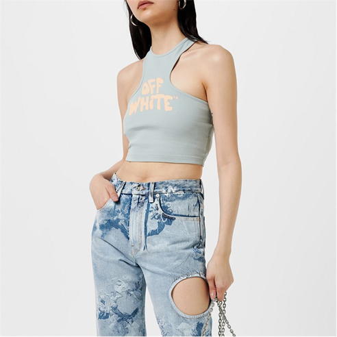 OFF WHITE - Cropped Tank Top