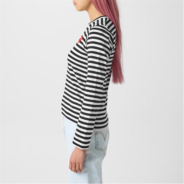 Black and white clearance striped comme des garcons