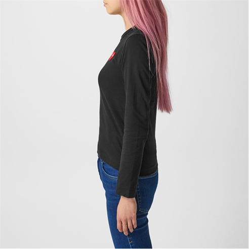 COMME DES GARCONS PLAY - Small Heart Long Sleeve T Shirt