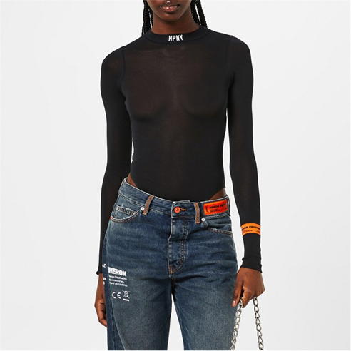 HERON PRESTON - Embroidered Bodysuit