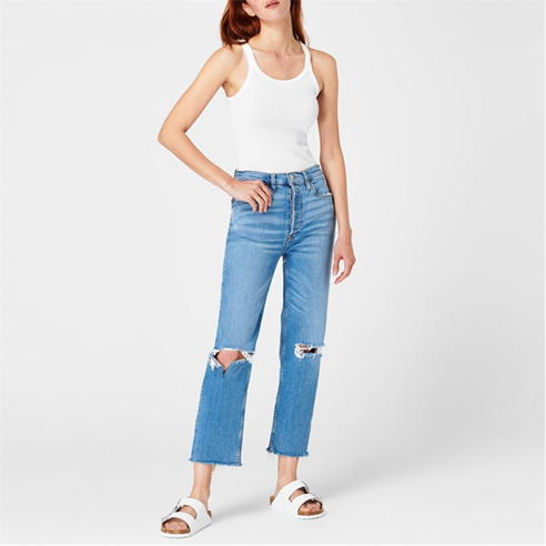 REDONE - 70s Stove Pipe Jeans