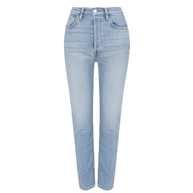 REDONE - 90s High Rise Ankle Crop