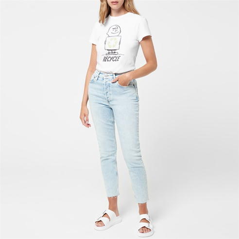 REDONE - 90s High Rise Ankle Crop
