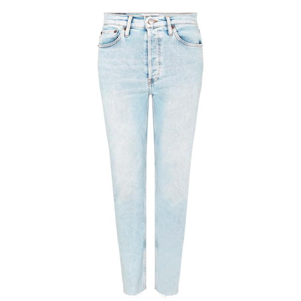 REDONE - 90s High Rise Ankle Crop