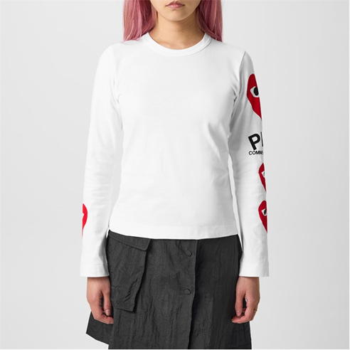 COMME DES GARCONS PLAY - Long Sleeve T Shirt