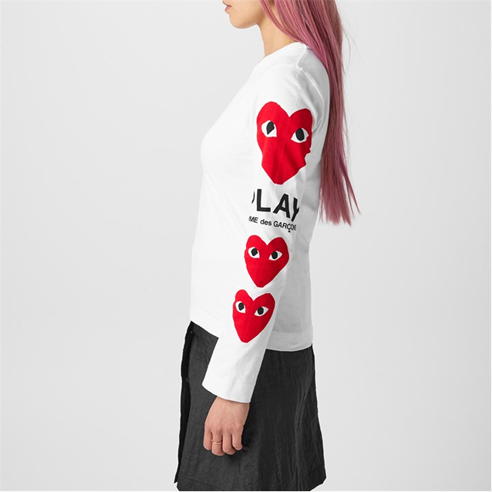 COMME DES GARCONS PLAY - Long Sleeve T Shirt