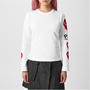 White/Red - COMME DES GARCONS PLAY - Long Sleeve T Shirt