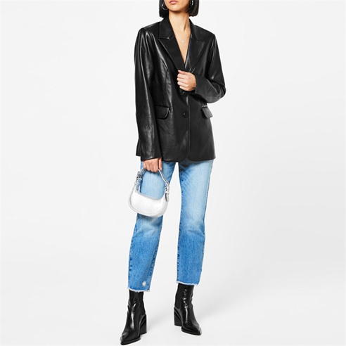GOOD AMERICAN - Good Vintage Jagged Hem Jeans