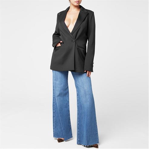 GOOD AMERICAN - Good Waist Palazzo Jeans