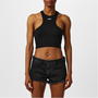 Black 1001 - OFF WHITE - Stamp Crop Vest