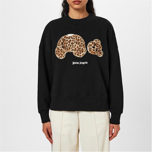 PALM ANGELS - Bear Crew Sweatshirt