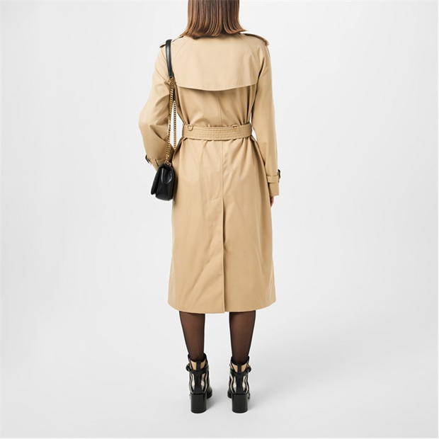 Long Waterloo Heritage Trench Coat in Honey - Women