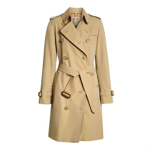 BURBERRY - Mid Length Kensington Coat