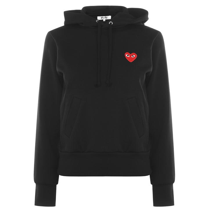Comme Des Garcons Play Small Heart Oth Hoodie - Black