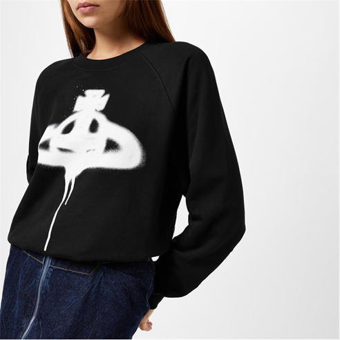 VIVIENNE WESTWOOD - Spray Orb Raglan Sweatshirt
