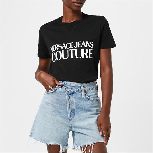 VERSACE JEANS COUTURE - Contrast Logo T Shirt