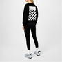 Black 1001 - OFF WHITE - Diagonals Logo Sweatshirt