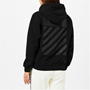 Black 1010 - OFF WHITE - Diagonals Logo Oth Hoodie