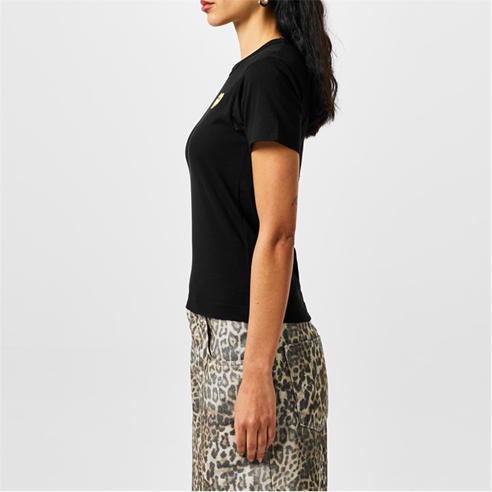 COMME DES GARCONS PLAY - Gold Small Heart T Shirt