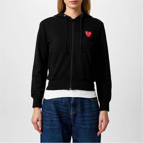 COMME DES GARCONS PLAY - Small Heart Full Zip Hoodie