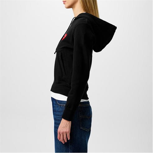 COMME DES GARCONS PLAY - Small Heart Full Zip Hoodie