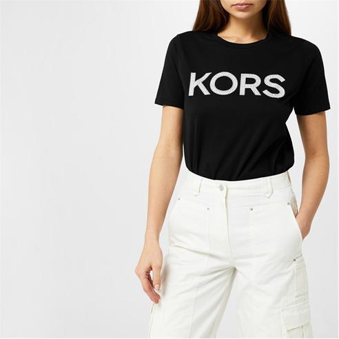 MICHAEL MICHAEL KORS - Stud Crew Neck T Shirt