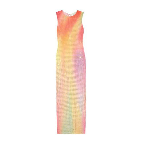 SELF PORTRAIT - Mesh Hotfix Midi Dress