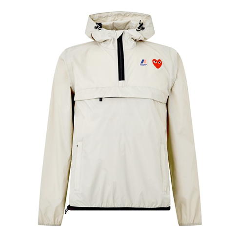 COMME DES GARCONS PLAY - X K-Way Full Zip Jacket