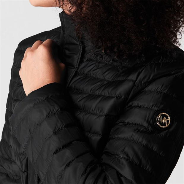 michael kors belted puffer jacket