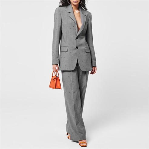 MSGM - Oversized Crystal Trousers