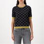 Navy/Gold 4921 - GUCCI - Gg Lurex Knit Jumper