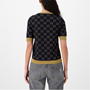 Navy/Gold 4921 - GUCCI - Gg Lurex Knit Jumper