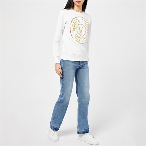VERSACE JEANS COUTURE - Round Logo Sweatshirt