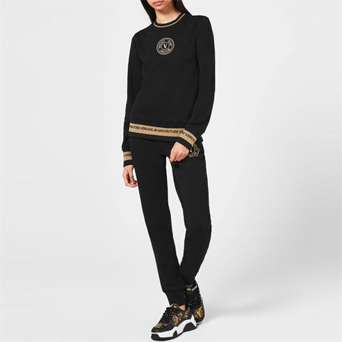 VERSACE JEANS COUTURE - Round Logo Joggers