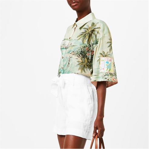ZIMMERMANN - Vacay Surf Beach Print Shirt