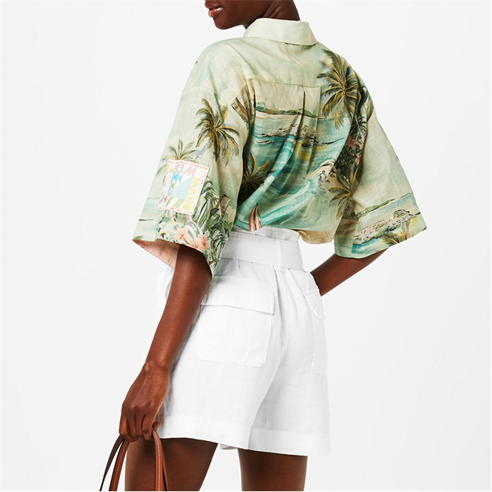 ZIMMERMANN - Vacay Surf Beach Print Shirt