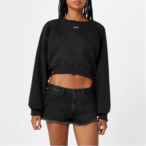 OFF WHITE - Off Stmp Rnd Crp Crw Ld33