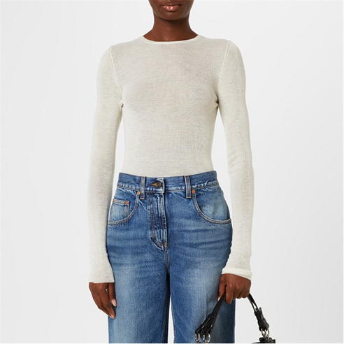GUCCI - Gucci Wool Bttn Top Ld34